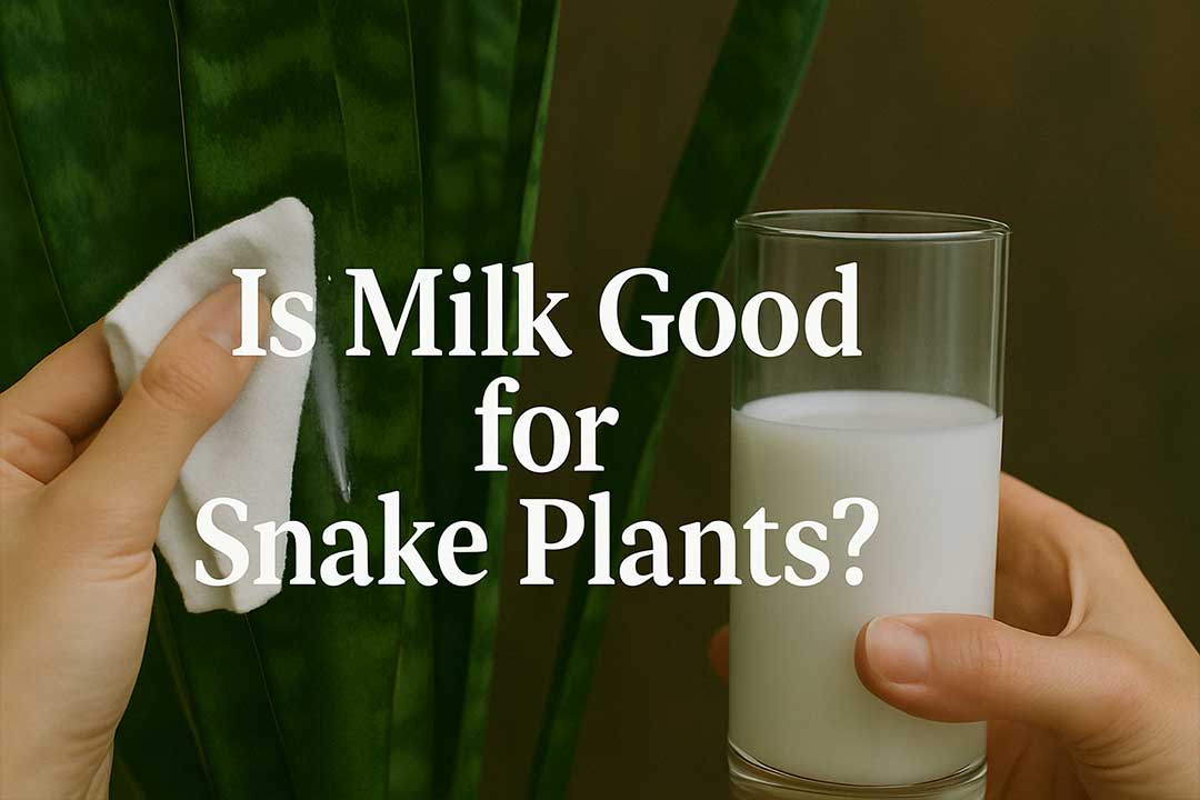 Is Milk Good for Snake Plants