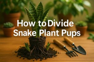 How to Divide Snake Plant Pups