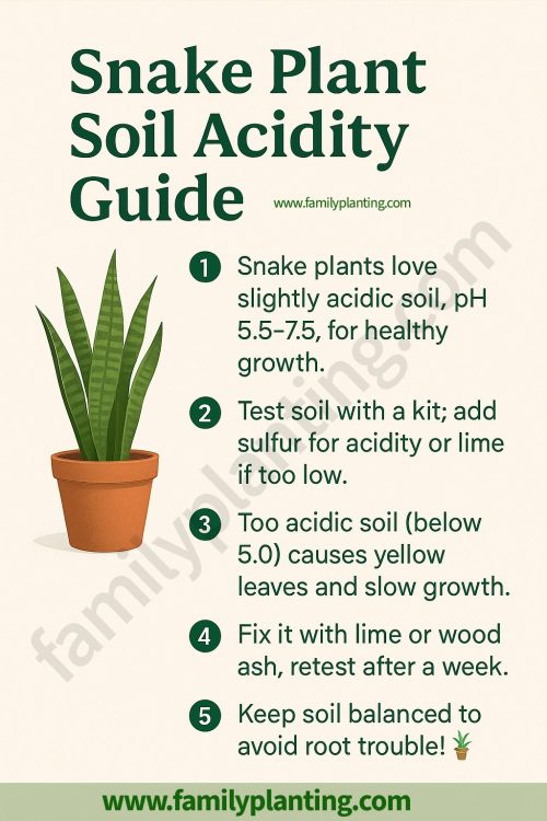 How to Make Soil Acidic for Snake Plants